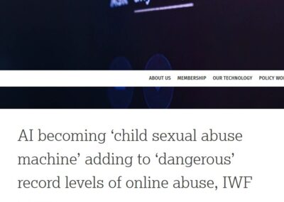 IWF shows 2025 was the worst year on record for online child sexual abuse material